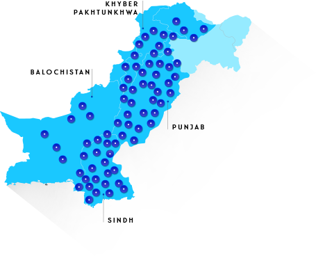 400 Cities in pakistan